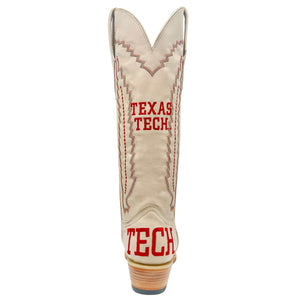 Texas Tech boots- Cream "Naomi"