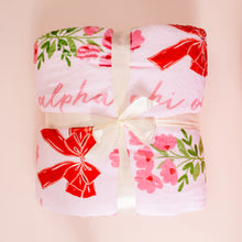 Sorority Floral Sherpa Blanket