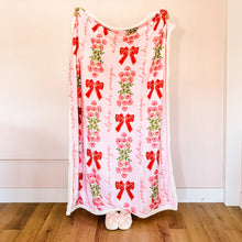 Sorority Floral Sherpa Blanket