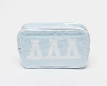 Appliqued Vinyl Sorority Cosmetic Bag- PRE-ORDER