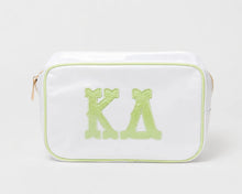 Appliqued Vinyl Sorority Cosmetic Bag- PRE-ORDER