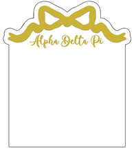 Sorority Acrylic Gold Bow Frame