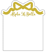 Sorority Acrylic Gold Bow Frame