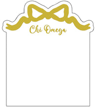 Sorority Acrylic Gold Bow Frame