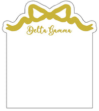 Sorority Acrylic Gold Bow Frame