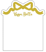Sorority Acrylic Gold Bow Frame