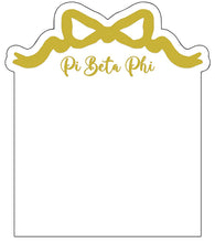 Sorority Acrylic Gold Bow Frame