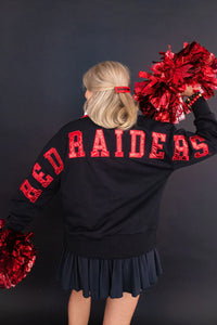 Red Raiders Sparkle Club Pullover by Brianna Cannon