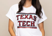 Sequin & Jeweled Texas Tech Tee