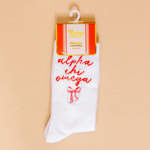 Sorority Crew Socks- Bow