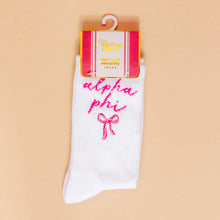 Sorority Crew Socks- Bow