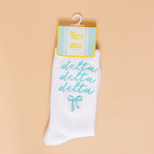 Sorority Crew Socks- Bow
