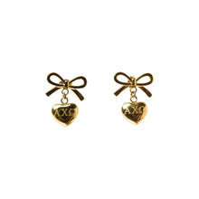 Bow & Heart Sorority Earrings