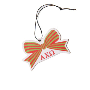 Bow Air Freshener- Sorority