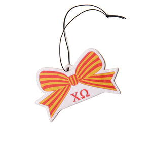 Bow Air Freshener- Sorority