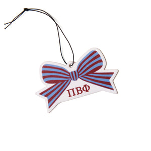 Bow Air Freshener- Sorority