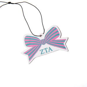 Bow Air Freshener- Sorority