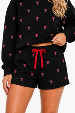 Texas Tech Embroidered Sweat Shorts by Brianna Cannon- PRE-ORDER