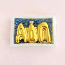Bubble Letter Ornament- Sorority