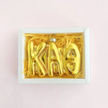 Bubble Letter Ornament- Sorority