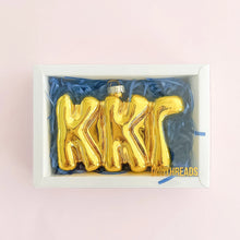 Bubble Letter Ornament- Sorority
