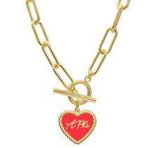 Color Heart Necklace- Sorority