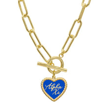 Color Heart Necklace- Sorority