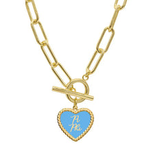 Color Heart Necklace- Sorority