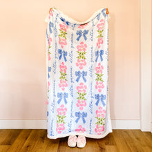 Sorority Floral Sherpa Blanket