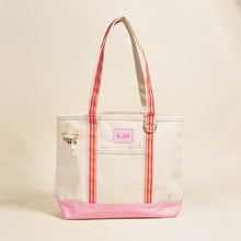 Sorority Canvas Tote Bag with Bag Charm