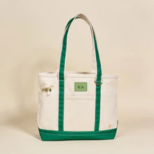 Sorority Canvas Tote Bag with Bag Charm