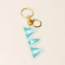 Striped Acrylic Keychain- Sorority
