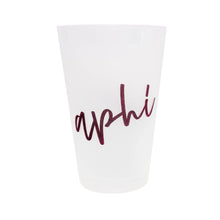 Sorority Script Frosted Stadium Cup- PRE-ORDER