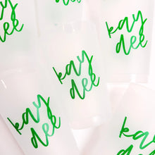 Sorority Script Frosted Stadium Cup- PRE-ORDER