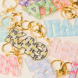 Floral Keychain- Sorority