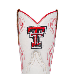 Texas Tech Game Day Boots "Sarah" Short Ivory