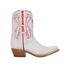 Texas Tech Game Day Boots "Sarah" Short Ivory