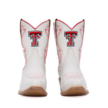 Texas Tech Game Day Boots "Sarah" Short Ivory