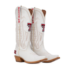 Texas Tech Game Day Boots "Carrie" Tall Ivory