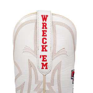 Texas Tech Game Day Boots "Carrie" Tall Ivory
