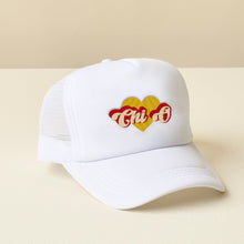 Retro Heart Sorority Trucker Hat