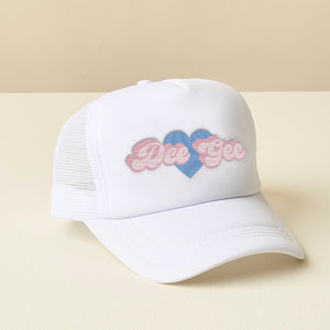 Retro Heart Sorority Trucker Hat