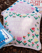 Sorority Needlepoint Pillow- PRE-ORDER