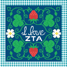 Sorority Needlepoint Pillow- PRE-ORDER