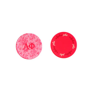 Sorority Floral Reversible Acrylic Coaster