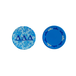 Sorority Floral Reversible Acrylic Coaster