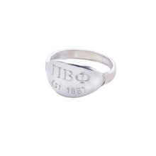 Oval Tag Ring- Sorority