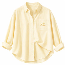 Sorority Campus Oxford Shirt- PRE- ORDER