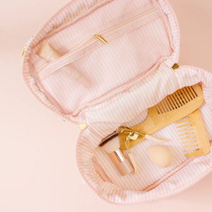 Quilted Cosmetic Bag- Sorority