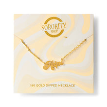 Retro Necklace- Sorority